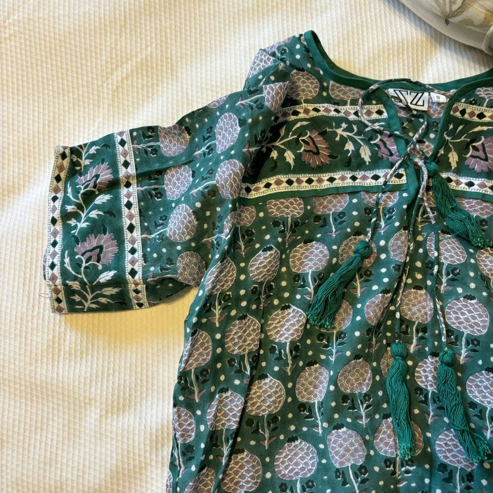 J Crew Block Print Top - image 1